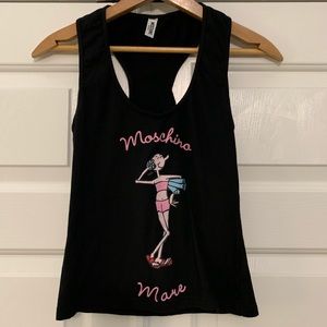 MOSCHINO Mare - Olive Oyl graphic tank top small